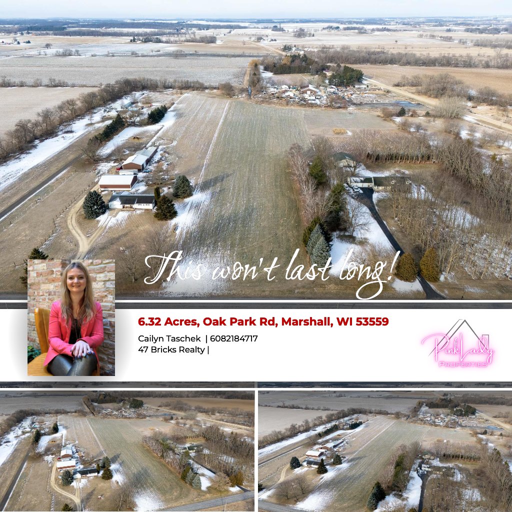 6.32 Acres, Oak Park Rd, Marshall, WI 53559